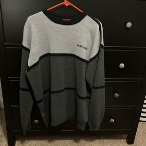 Grey/Black Swearshirt